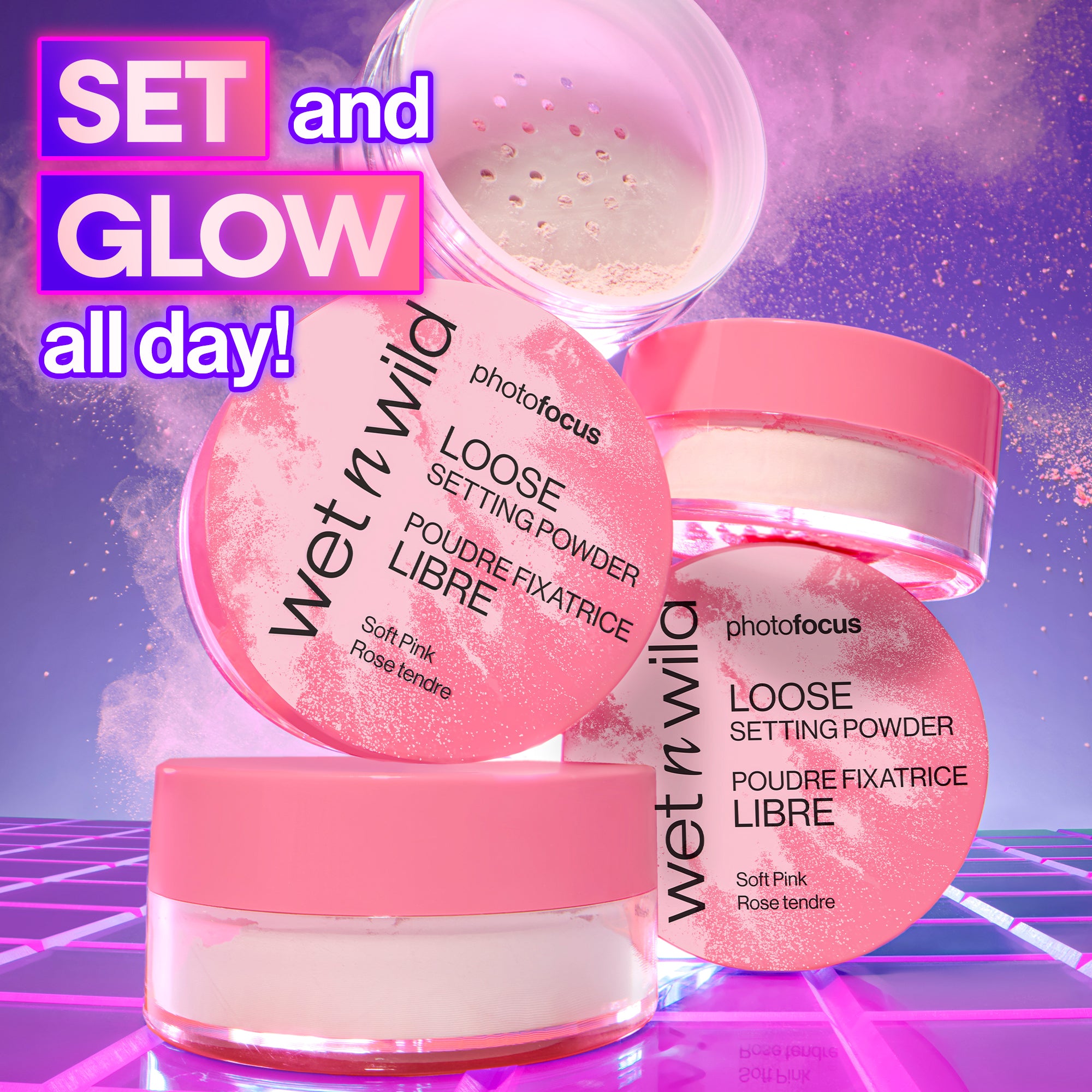 Photo Focus Loose Setting Powder | Soft Pink - Image 4