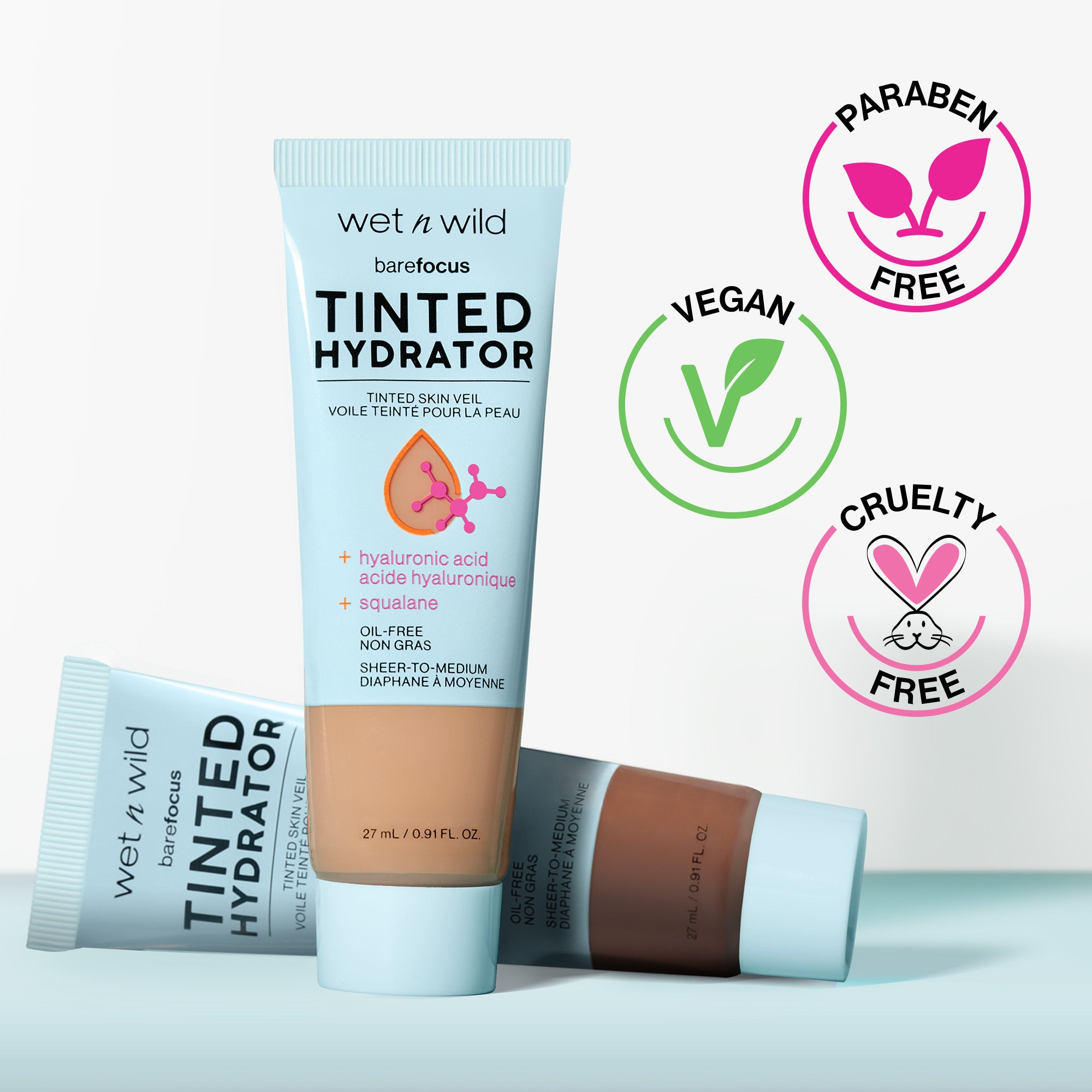 Bare Focus Tinted Hydrator Tinted Skin Veil | Medium Tan - Image 4