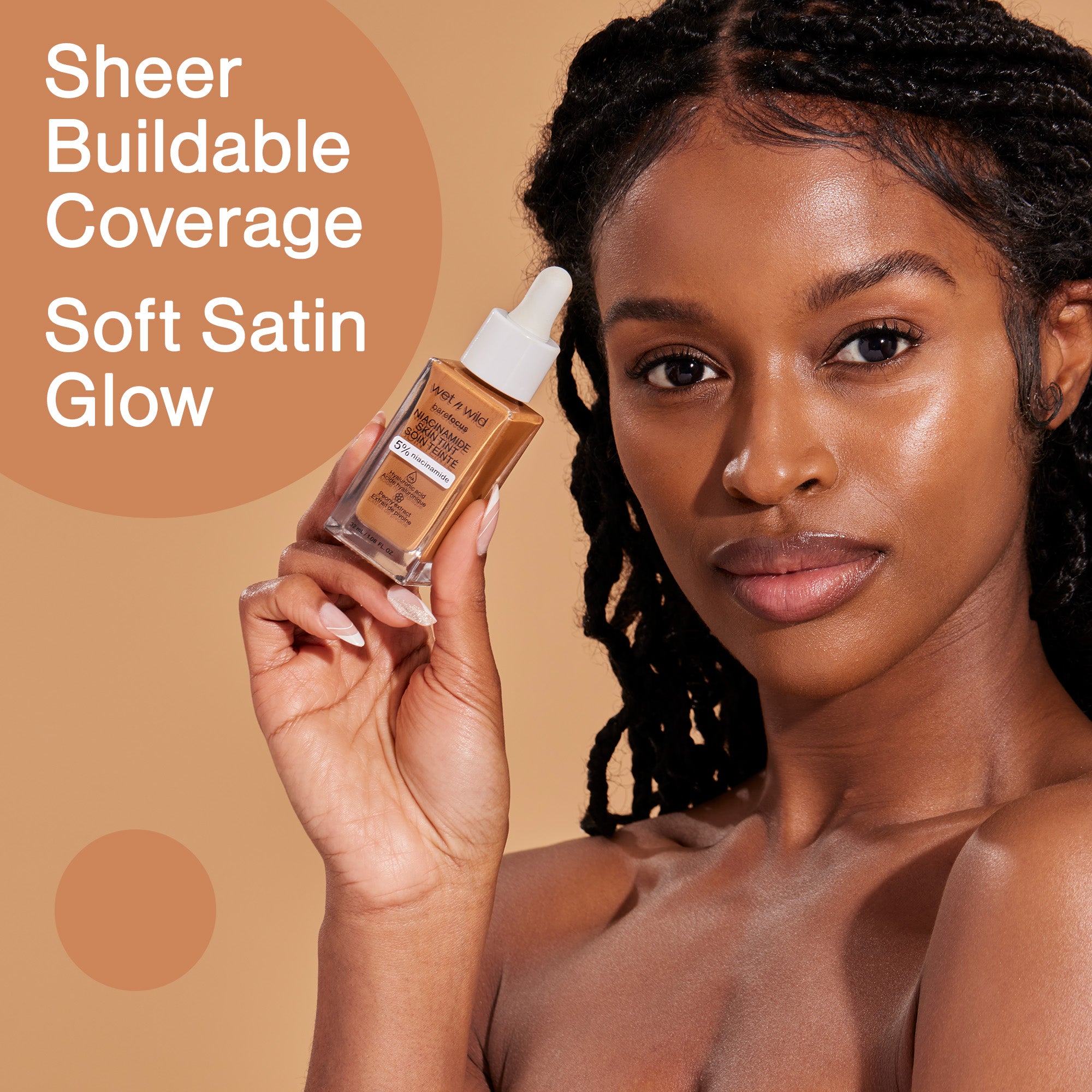 Bare Focus Niacinamide Skin Tint | Deep - Image 5