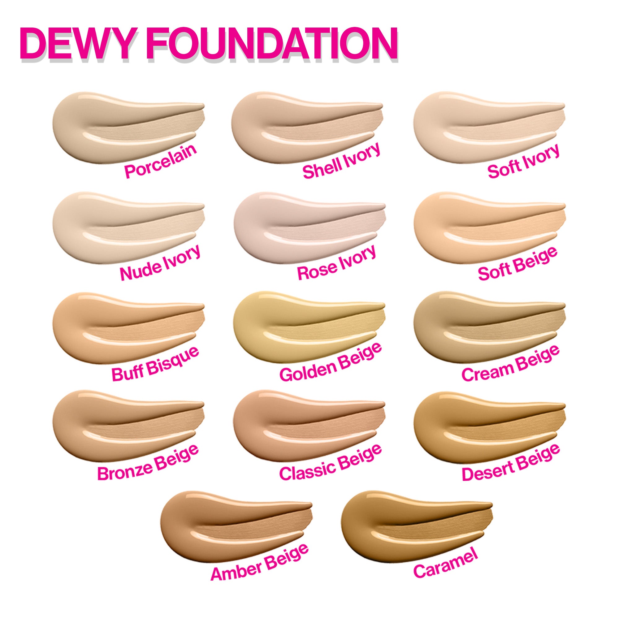Photo Focus Dewy Foundation | Amber Beige - Image 2